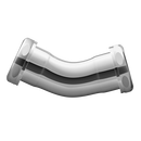 PROFLO&reg; Chrome Plated Slip 45 Degree Brass Elbow 