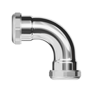 PROFLO&reg; Chrome Plated Slip 90 Degree Brass Elbow 