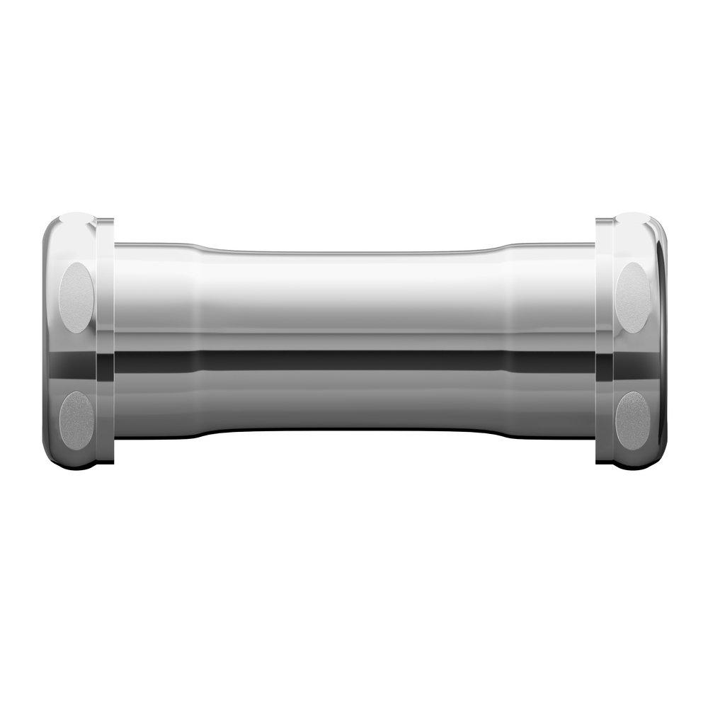 PROFLO&reg; Polished Chrome Slip Brass Coupling 