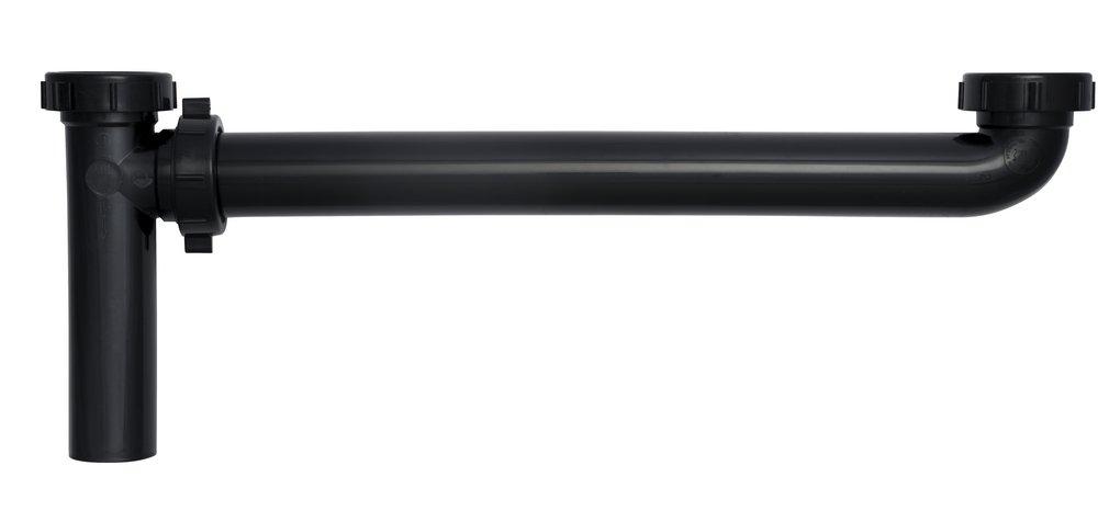 PROFLO&reg; Black Slip-Joint End Outlet Waste in Black 