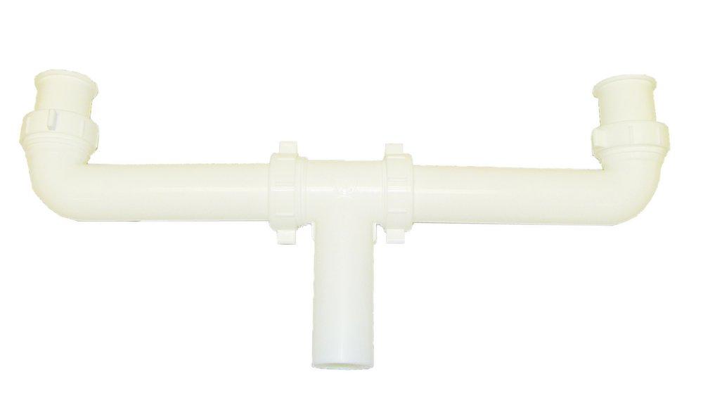 PROFLO&reg; White 16 in. Slip-Joint Center Outlet Waste 