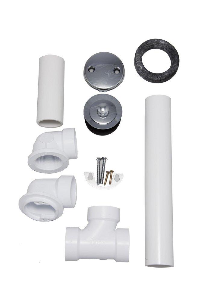 PROFLO® Chrome Brass Push-Pull Drain 