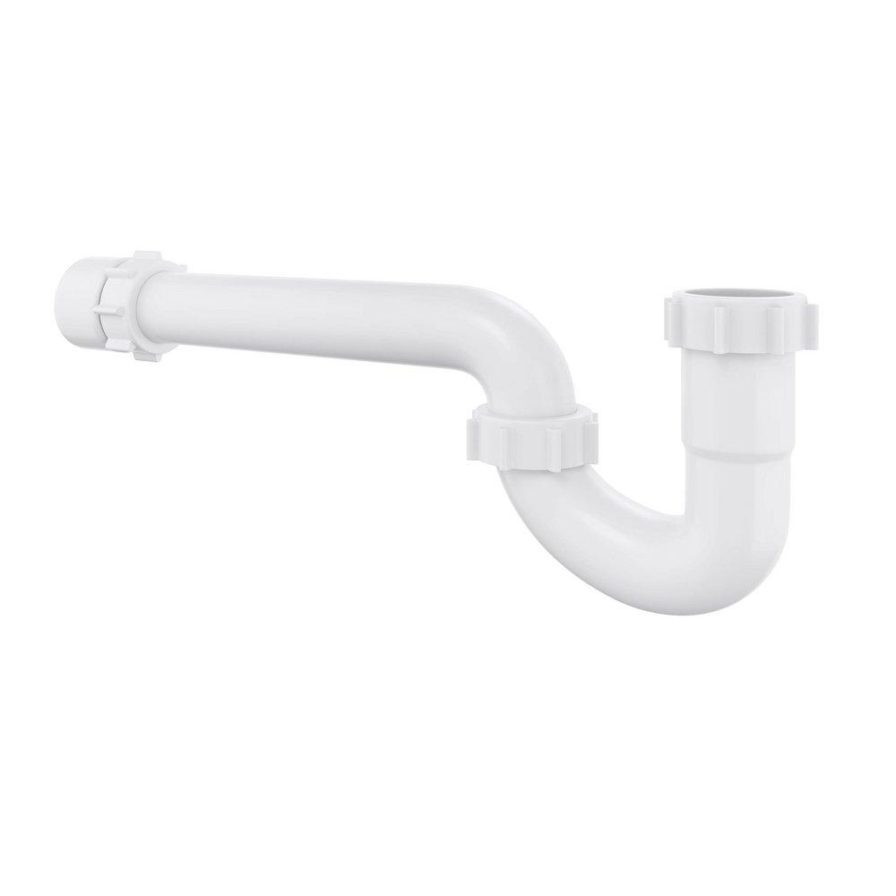 PROFLO&reg; White Plastic Slip Joint P-Trap 