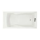 60 x 36 in. Soaker Drop-In Bathtub with Right Drain in White