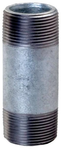 1-1/2 x 6 in. MPT Schedule 40 Standard Global Galvanized Welded Steel Nipple