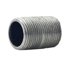 3 in. x Close Weld Schedule 40 Global Black Carbon Steel Nipple