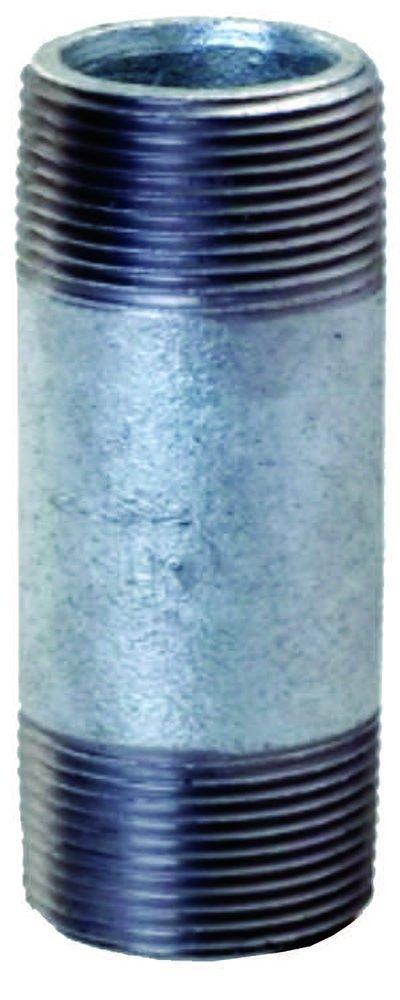 48 in. Threaded Schedule 40 Global Galvanized Welded Steel Ready Cut Pipe 