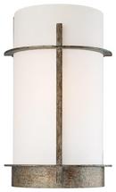 12-1/4 in. 100W 1-Light Wall Sconce in Aged Patina Iron
