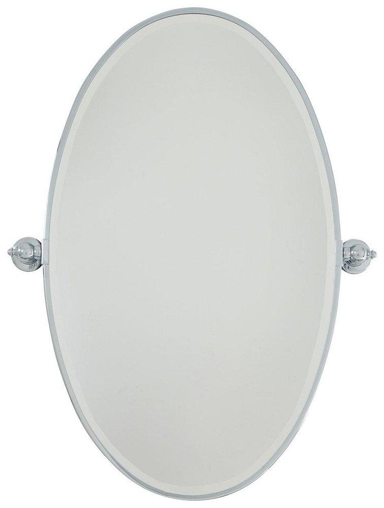 Minka Lavery Polished Chrome 36 x 21-1/2 in. Oval Pivoting Mirror 