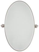 Minka Lavery Brushed Nickel 36 x 21-1/2 in. Oval Pivoting Mirror 