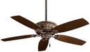 5-Blade Ceiling Fan in Patina Iron