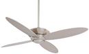 52 x 18-7/8 in. 4-Blade Ceiling Fan with Light Kit in Brushed Nickel