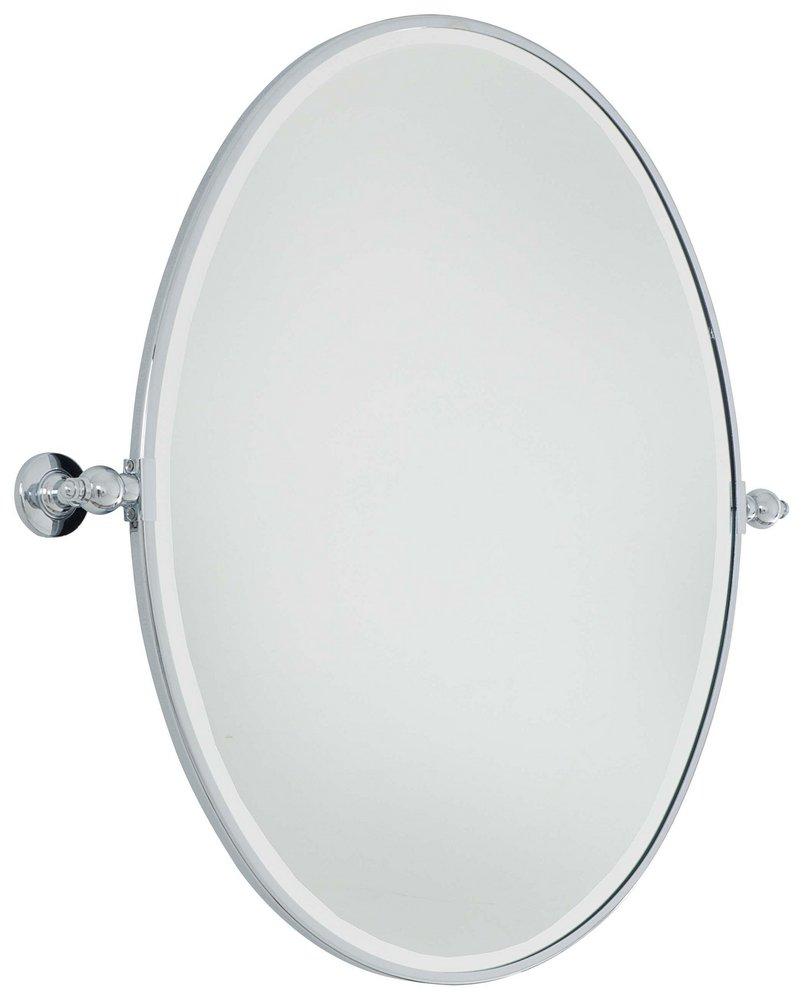 Minka Lavery Polished Chrome 32 x 25-1/2 in. Oval Pivoting Mirror 
