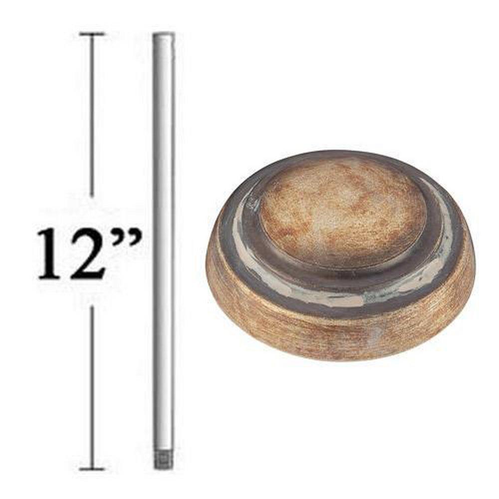 Minka Aire French Beige 12 in. Downrod 