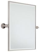 Minka Lavery Brushed Nickel 24 x 18 in. Rectangle Pivoting Mirror 