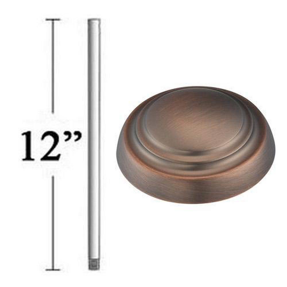 Minka Aire Dark Brushed Bronze 12 in. Downrod 