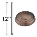 Minka Aire Dark Brushed Bronze 12 in. Downrod 