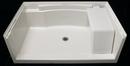 Sterling Biscuit 60-1/4 x 36 in. Rectangle Seated Shower Base 
