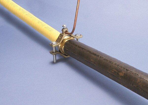 nVent ERICO Bronze Direct Bury Grounded Clamp 