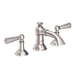 Two Handle Widespread Bathroom Sink Faucet in Satin Nickel - PVD