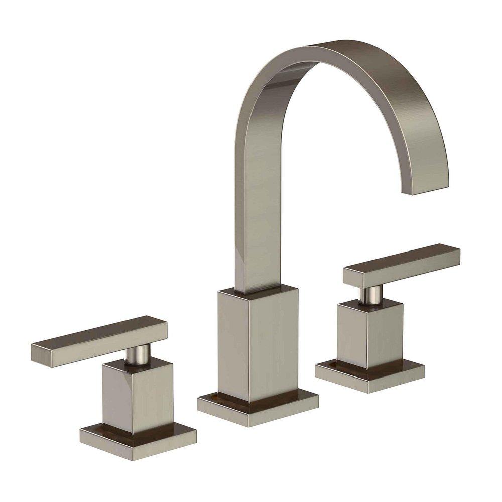 Two Handle Widespread Bathroom Sink Faucet in Antique Nickel 