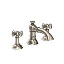 Newport Brass Antique Nickel Two Handle Widespread Bathroom Sink Faucet Cross Handle 