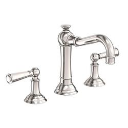 Two Handle Widespread Bathroom Sink Faucet in Polished Nickel - Natural