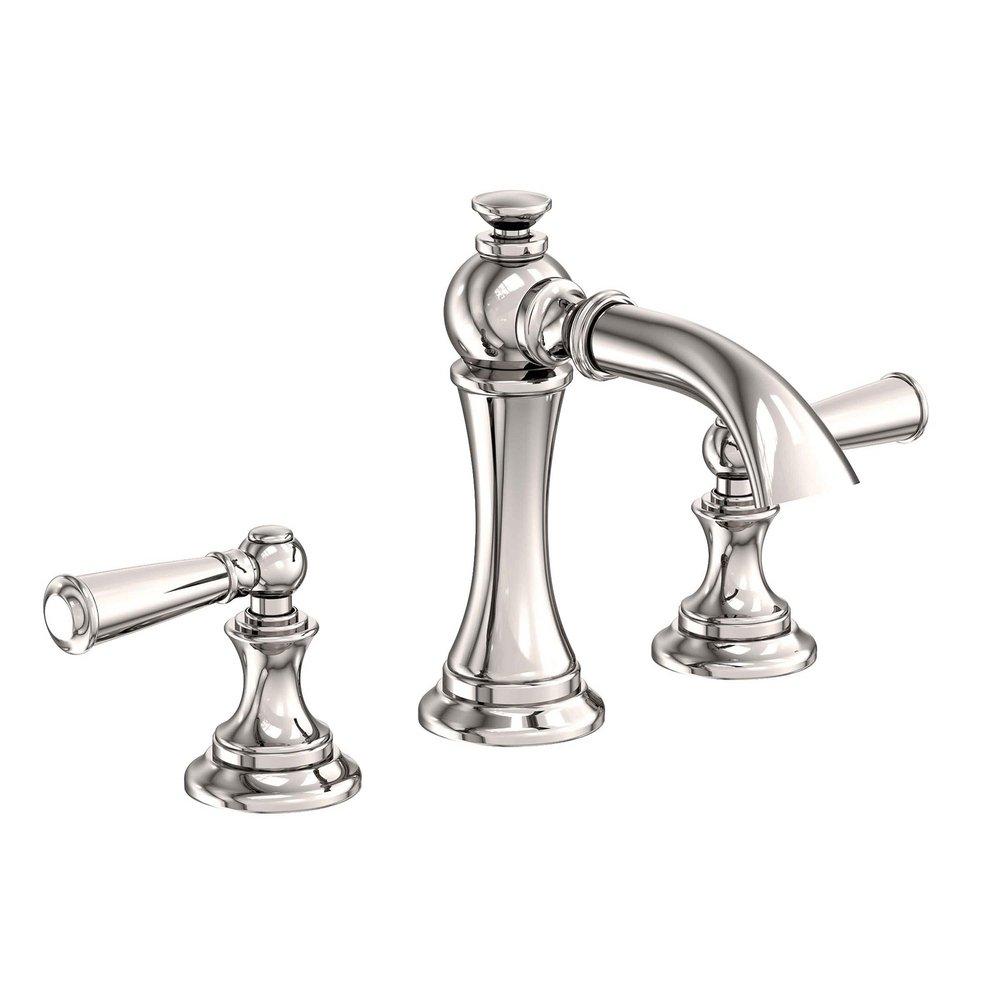 Newport Brass Polished Nickel - Natural Two Handle Widespread Bathroom Sink Faucet 