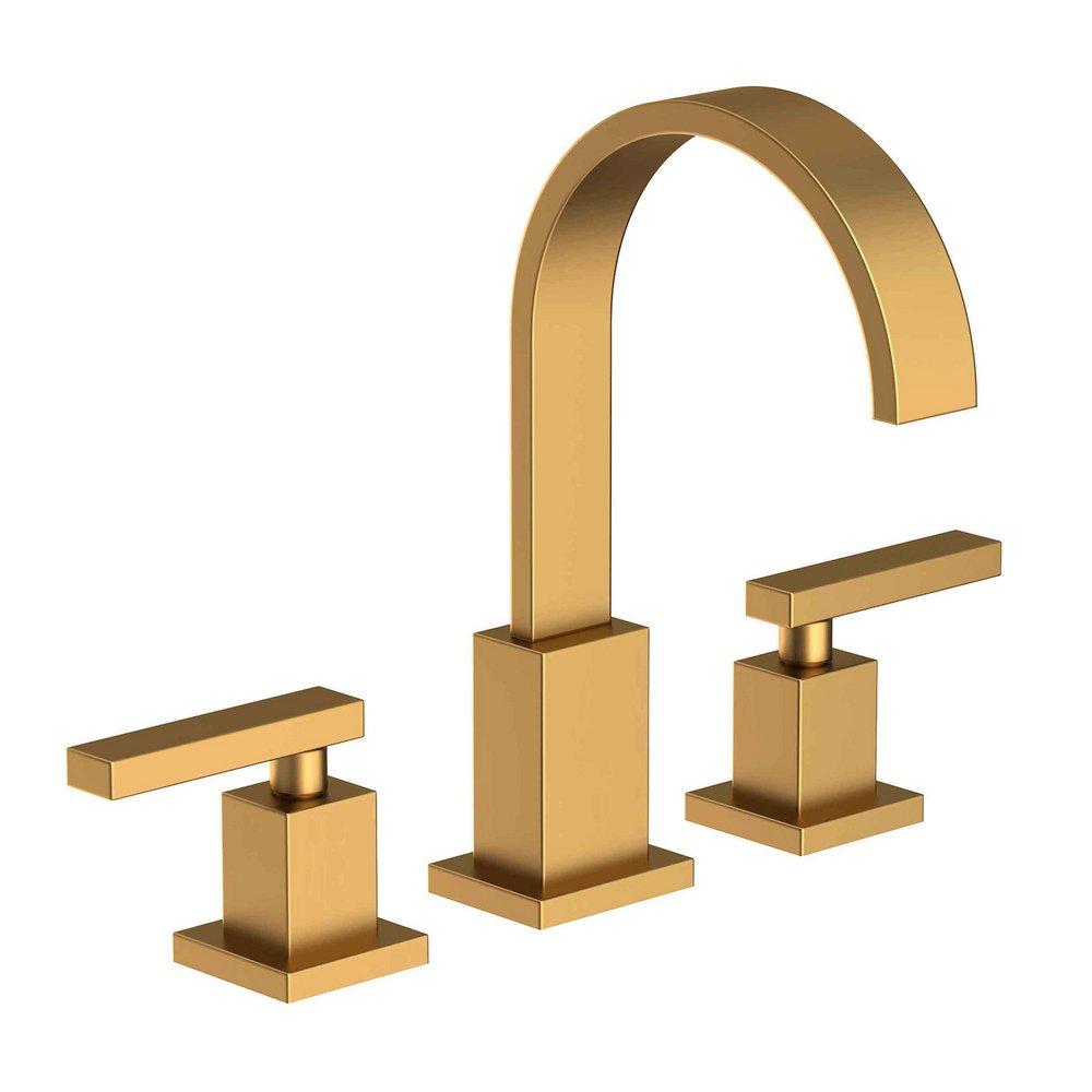 Newport Brass Satin Bronze - PVD Two Handle Widespread Bathroom Sink Faucet 