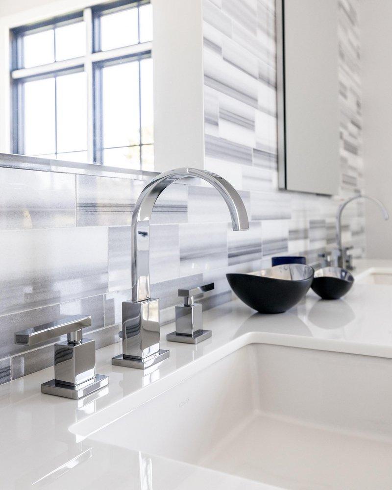 Newport Brass Polished Chrome Two Handle Widespread Bathroom Sink Faucet 