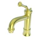 Bathroom Sink Faucet with Single Lever Handle in Satin Brass - PVD