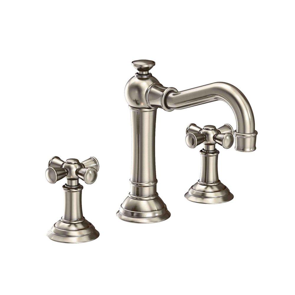 Newport Brass Antique Nickel Two Handle Widespread Bathroom Sink Faucet 