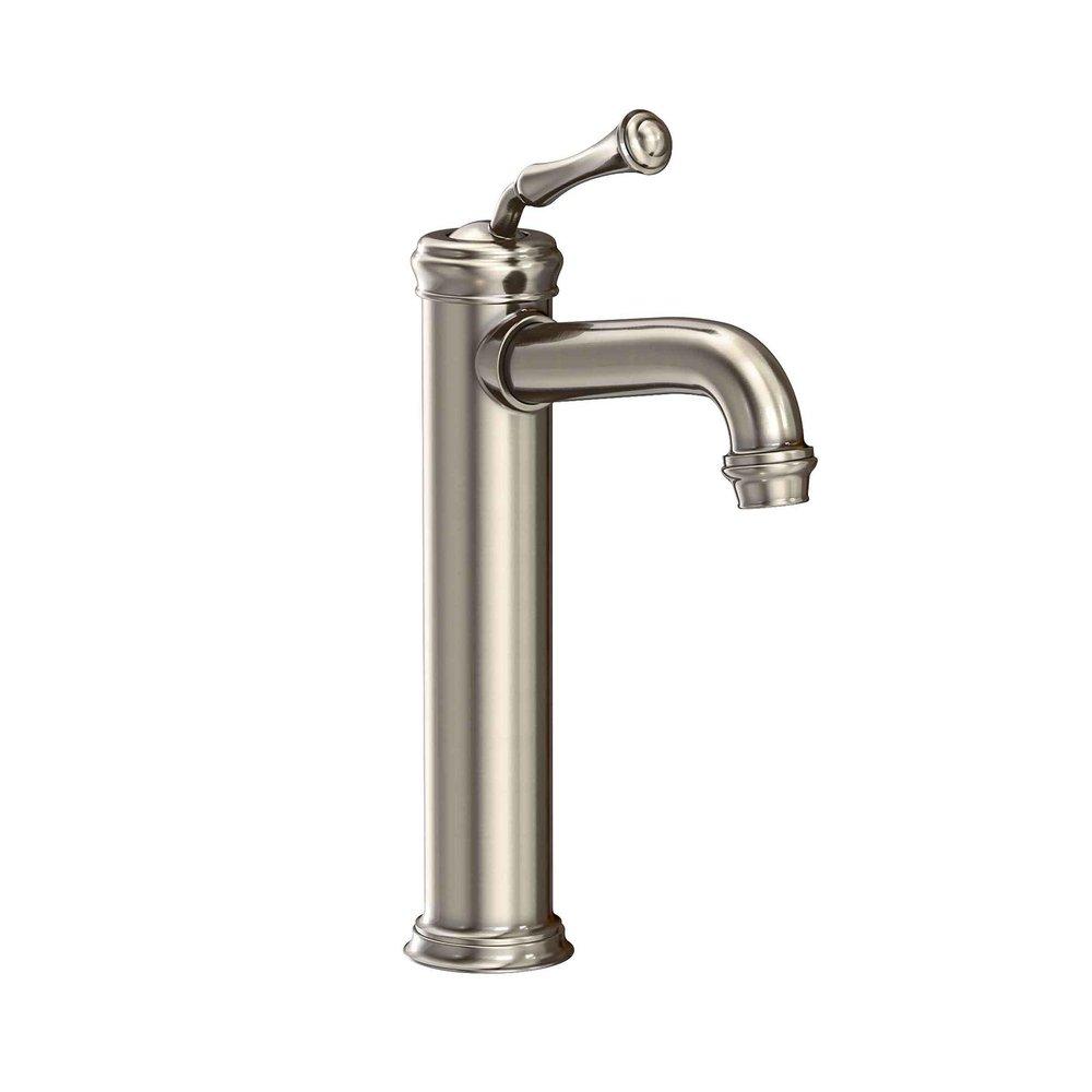 Newport Brass Antique Nickel Single Handle Vessel Filler Bathroom Sink Faucet Lever Handle 