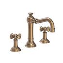 Newport Brass Antique Brass Two Handle Widespread Bathroom Sink Faucet 