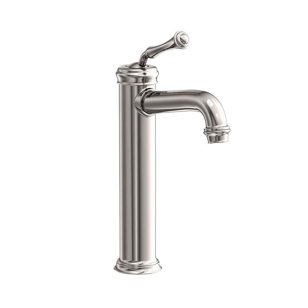 Newport Brass Polished Nickel - Natural Single Handle Monoblock Vessel Filler Bathroom Sink Faucet 
