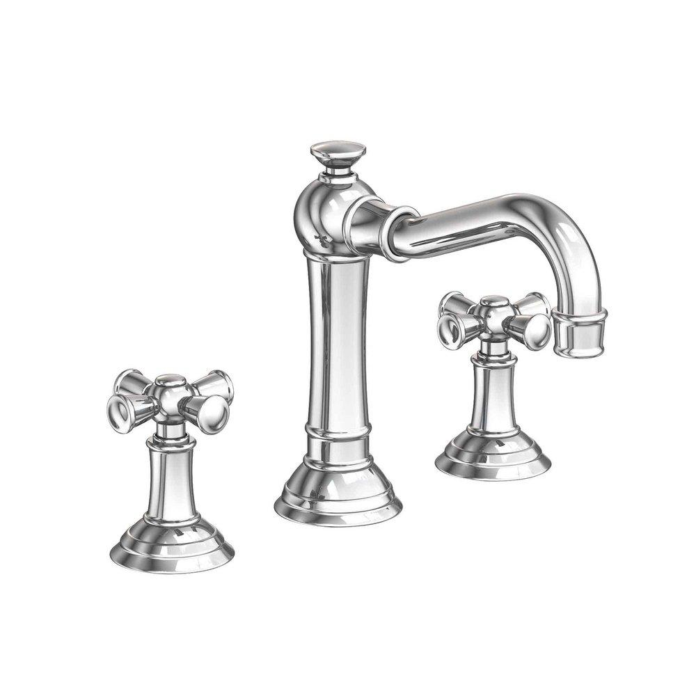 Newport Brass Polished Chrome Two Handle Widespread Bathroom Sink Faucet 