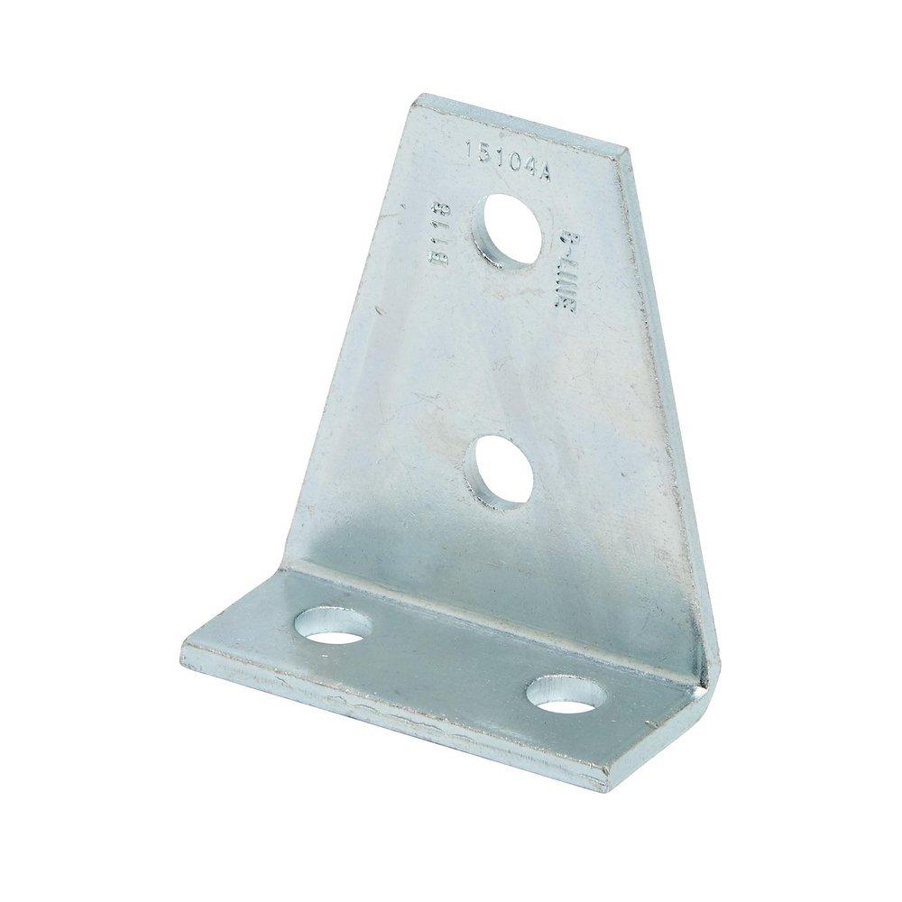 Eaton B-Line Series Zinc 4-Hole Gusset Shelf Angle 