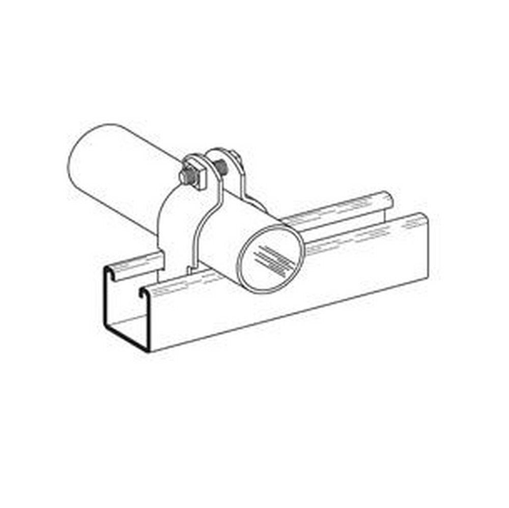 Eaton B-Line Series Electro Plated Zinc Steel Strut Pipe Clamp 