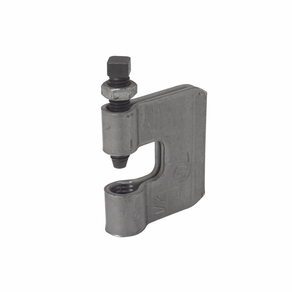 Eaton B-Line Series Zinc Rod Zinc Steel C Clamp with Locknut 