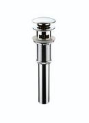 Pop-Up Umbrella Drain with Overflow in Polished Chrome