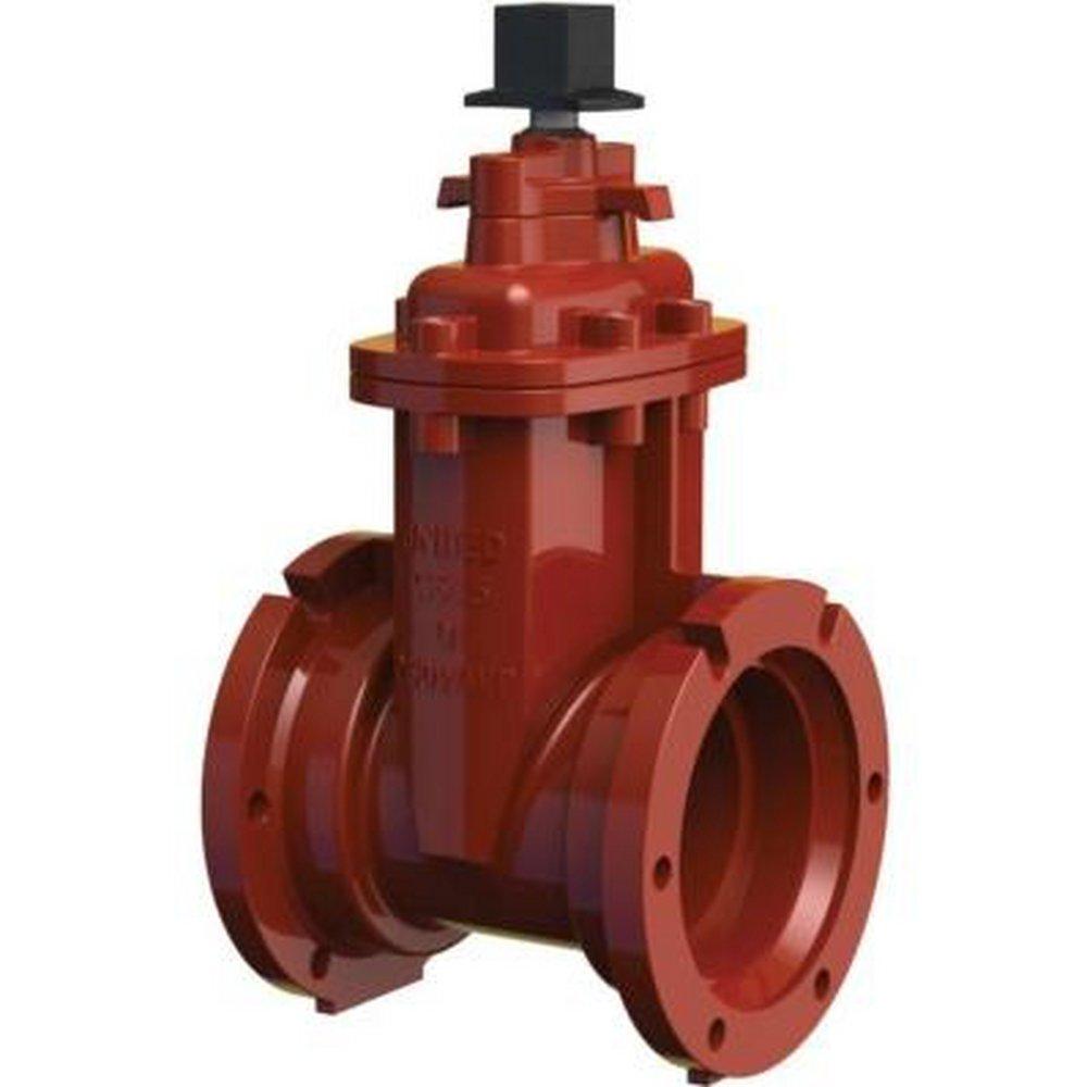 United Water Products Mechanical Joint Ductile Iron Open Left Resilient Wedge Gate Valve 