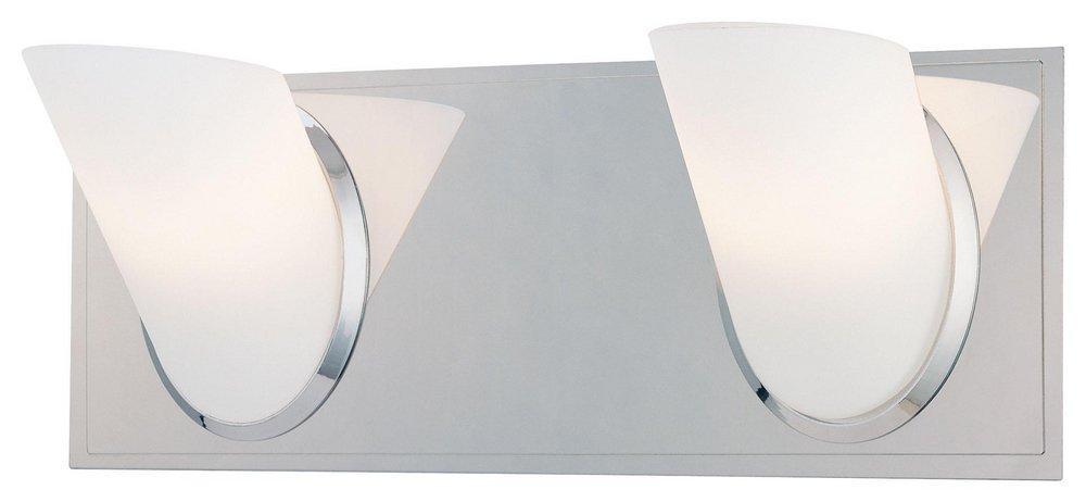 George Kovacs Polished Chrome Polished Chrome 2 40 Watts Double LOOP XEN Bath Light 