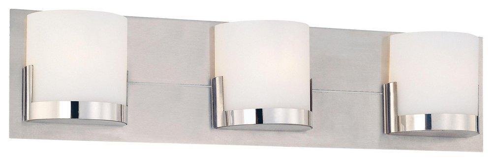 George Kovacs Polished Chrome 50W 3-Light 2-Pin Base Xenon Bath Bar Light 