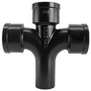 Black Hub x Spigot Service Cast Iron Sanitary Cross 