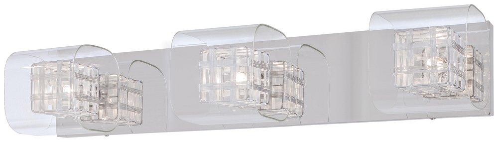 George Kovacs Polished Chrome 40W 3-Light Bath Light 