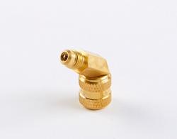 1/4 x 5/16 x 2-5/8 in. Male SAE x Female Swivel Nut Brass Reducing Adapter