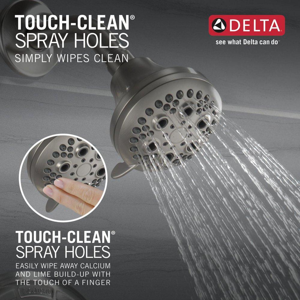 Delta Faucet Brilliance&reg; Stainless Single Handle Single Function Bathtub & Shower Faucet (Trim Only) 