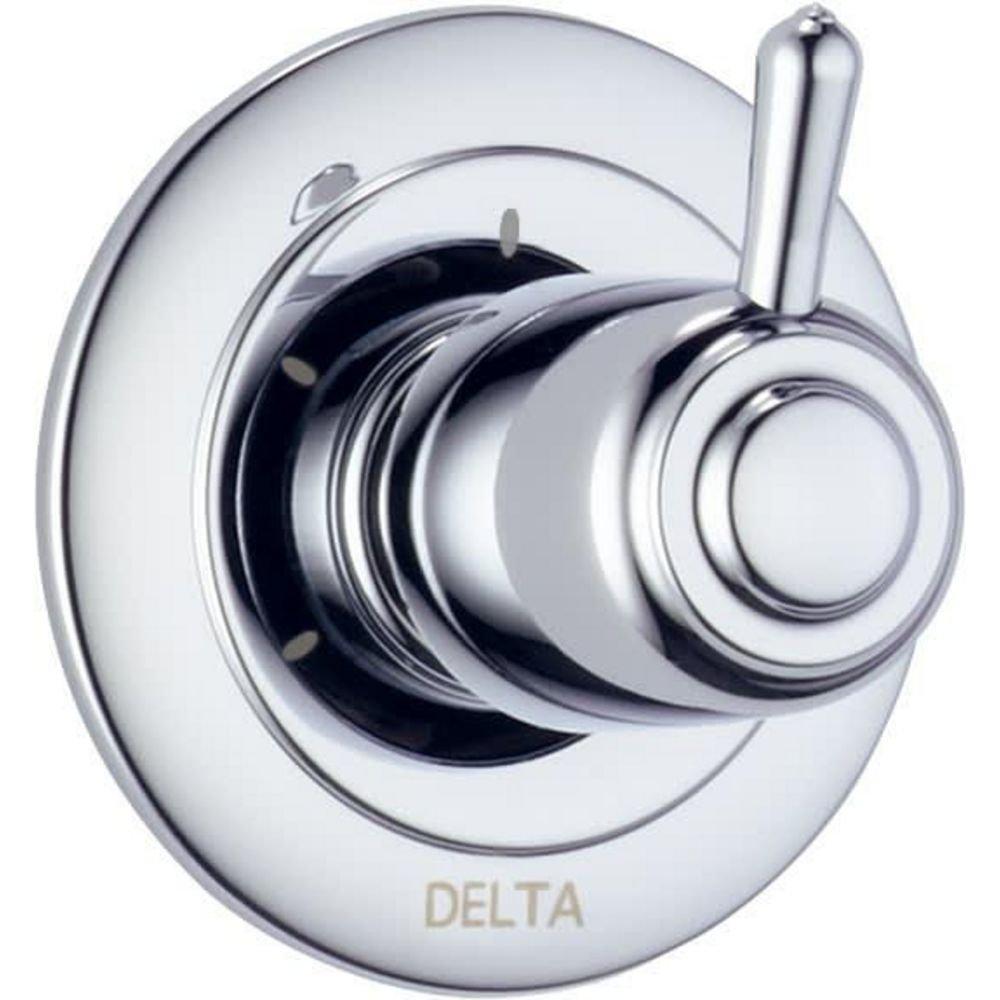 Delta Faucet Chrome 3 Setting Single Handle Metal Diverter Trim 