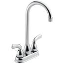 Two Handle Centerset Bar Faucet in Chrome