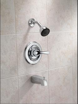One Handle Single Function Bathtub & Shower Faucet in Brilliance&reg; Stainless (Trim Only)